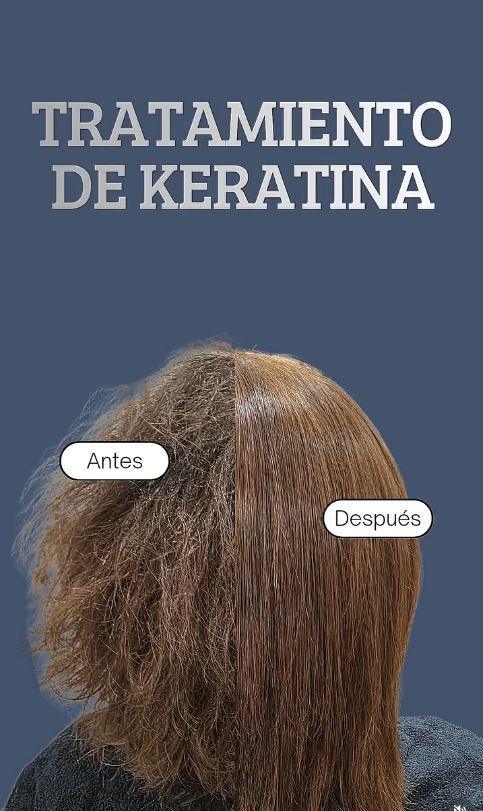Antes y después tratamiento keratina - Sara Corona