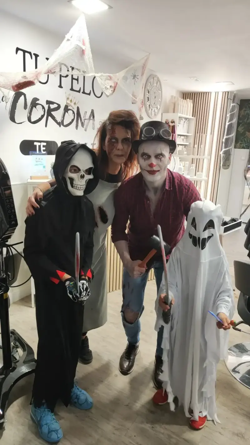 Look especial Halloween, Sara Corona peluquería